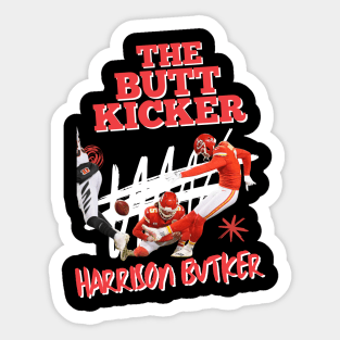 Harrison Butker Kansas City Butt Kicker Sticker